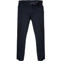 Duke Clothing Men's D555 Bruno Stretch Chino Kingsize Trousers in Indigo | Size: 60R