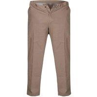 Duke Clothing Men's D555 Bruno Stretch Chino Kingsize Trousers in Stone | Size: 54L