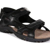 Regatta Men's Haris Lightweight Walking Sandals in Black | Size: 10