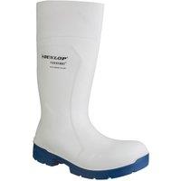 Dunlop Men's 'Food Pro' Safety Wellington Boots in White | Size: 6