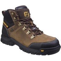 Caterpillar Men's 'Framework' Leather Safety Footwear in Brown | Size: 12
