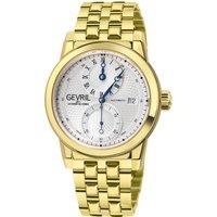 Gevril Men's Gramercy, Swiss Automatic Watch, Silver Dial, 316L Stainless Steel, & Sapphire Crystal