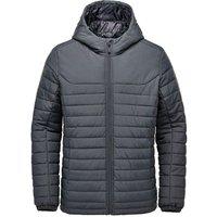 Stormtech Men's Nautilus Quilted Hooded Jacket in True Black | Size: XL