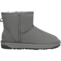 EverAu Australia Men's Real Sheepskin Falcon Mini Classic Boots with TPR Sole in Grey | Size: 13
