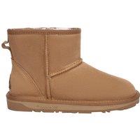EverAu Australia Men's Real Sheepskin Falcon Mini Classic Boots with TPR Sole in Brown | Size: 10