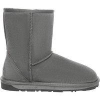 EverAu Australia Men's Real Sheepskin Kookaburra Mid-Calf Classic Boots with TPR Sole in Grey | Size: 10