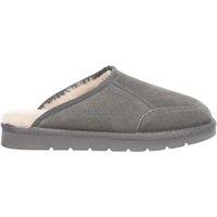 EverAu Australia Men's Real Sheepskin Lark Slippers with EVA Sole in Grey | Size: 13
