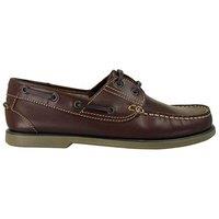 Dek Men's Moccasin Boat Shoes in Light Brown | Size: 7