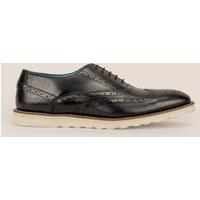 Oswin Hyde Men's Tyler Leather Oxford in Black | Size: 10