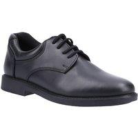 Hush Puppies Men's 'Tim Senior' School Shoes in Black | Size: 4