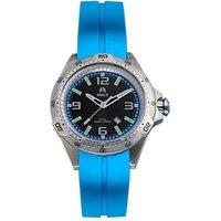 Shield Men's Vessel Strap Watch with Date in Light Blue