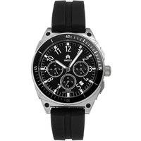 Shield Men's Sonar Chronograph Strap Watch with Date in Silver