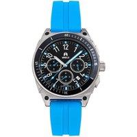 Shield Men's Sonar Chronograph Strap Watch with Date in Light Blue