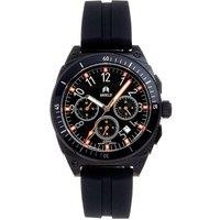 Shield Men's Sonar Chronograph Strap Watch with Date in Black