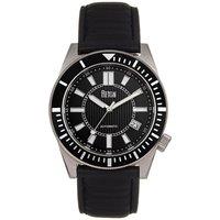 Francis Leather-Band Watch with Date