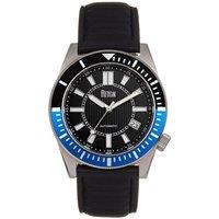 Francis Leather-Band Watch with Date