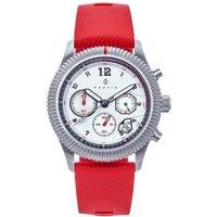 Nautis Men's Meridian Chronograph Strap Watch with Date in Red
