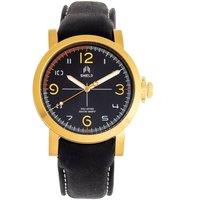 Berge Leather-Band Men's Diver Watch