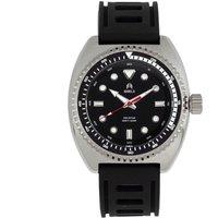 Shield Dreyer Men's Diver Strap Watch in Silver