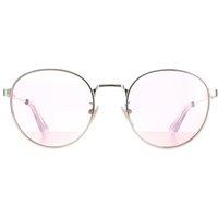 Police Men's Round Shiny Palladium Pink SPLA22 Lewis 01 in Silver