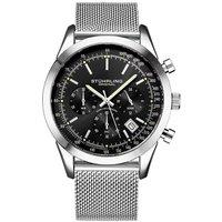 Rialto Chronograph Watch Quartz With Tachymeter 44mm Case Mesh Bracelet