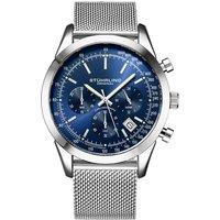 Rialto Chronograph Watch Quartz With Tachymeter 44mm Case Mesh Bracelet
