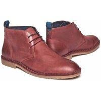 Moshulu Men's 'Chassis' Desert Boots in Red | Size: 8