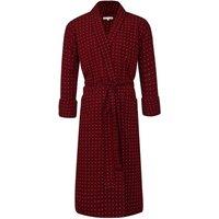 Bown of London Men's Tosca Lightweight Dressing Gown in Red | Size: 2XL