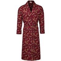 Bown of London Men's Gekko Lightweight Dressing Gown in Wine | Size: 2XL