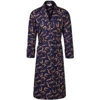 Bown of London Men's Gekko Lightweight Dressing Gown in Blue | Size: 4XL