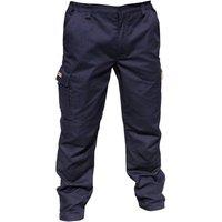 Result Men's Stretch Work Trousers Pants (34inch Long Length) in Navy | Size: 44R