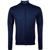 SOL'S Men's Gordon Full Zip Cardigan in Navy | Size: XL