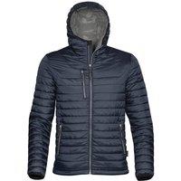 Stormtech Men's Gravity Hooded Thermal Winter Jacket (Durable Water Resistant) in Navy | Size: 2XL