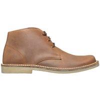 Roamers Men's Waxy Leather Fulfit Desert Boots in Brown | Size: 10