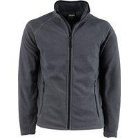 TEE JAYS Men's Full Zip Active Lightweight Fleece Jacket in Dark Grey | Size: Large