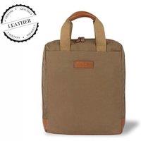 Lenzo Canvas Leather Backpack