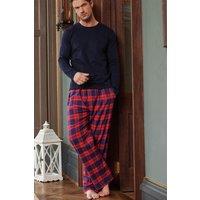 British Boxers Men's 'Dumbarton' Tartan Brushed Cotton Pyjama Trousers | Size: XL