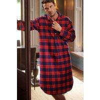 British Boxers Men's 'Dumbarton' Tartan Brushed Cotton Nightshirt | Size: XL