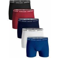 Bjorn Borg Men's 5 Pack Designer Band Cotton Boxer Shorts | Size: Medium