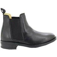 Roamers Men's Leather Quarter Lining Gusset Dealer Boots in Black | Size: 10
