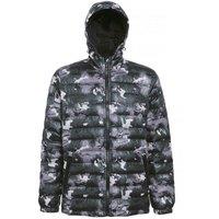 2786 Men's Hooded Water & Wind Resistant Padded Jacket in Green | Size: Small