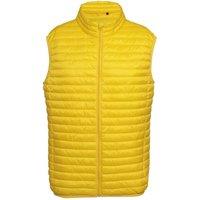 2786 Men's Tribe Fineline Padded Gilet Bodywarmer in Bright Yellow | Size: Large