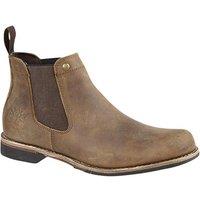 Woodland Men's Leather Dealer Chelsea Boot in Brown | Size: 12