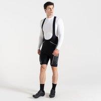 Dare 2b Men's 'Ecliptic II' Reflective Cycling Bib Shorts in Jet Black | Size: Small