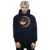 Harry Potter Men's Hogwarts Moon Hoodie in Navy | Size: Medium
