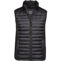 TEE JAYS Men's Crossover Bodywarmer in True Black | Size: 2XL