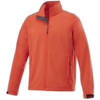 Elevate Men's Maxson Softshell Jacket in Orange | Size: Medium
