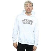 Star Wars Men's Aztec Logo Mono Hoodie in White | Size: XL