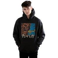 Star Wars Men's Chewbacca Roar Pop Art Hoodie in Black | Size: Small