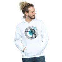 Star Wars Men's Boba Fett Bounty Hunter Circle Hoodie in White | Size: Medium